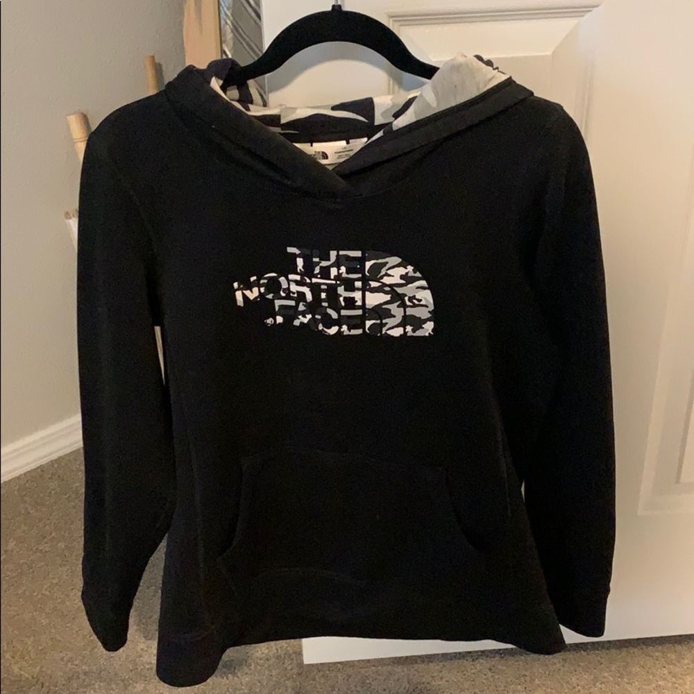 The North Face sweatshirt